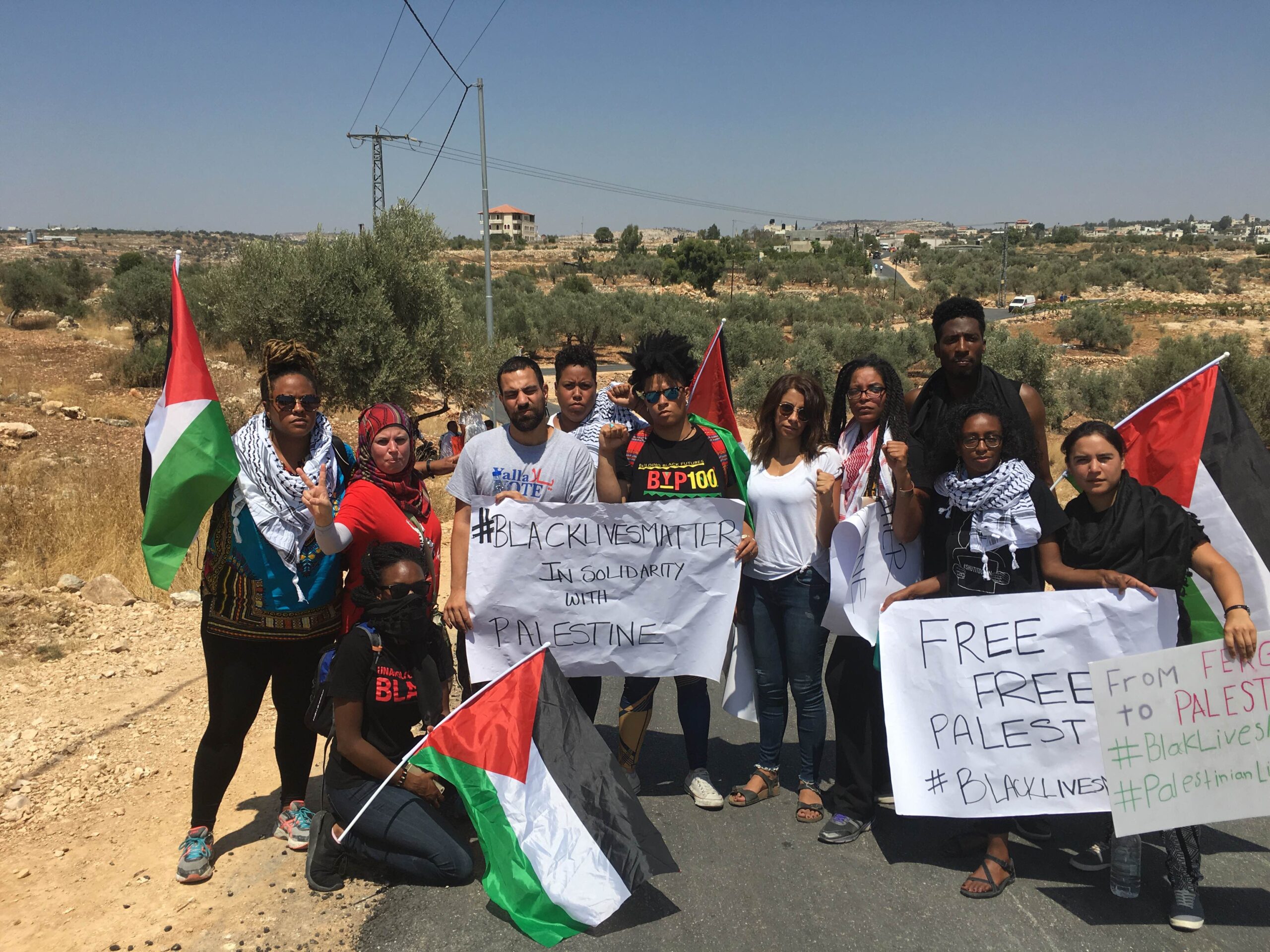 IFPB Indigenous and People of Color Delegation to Palestine, 2016 (photo by Jay-Marie Hill)