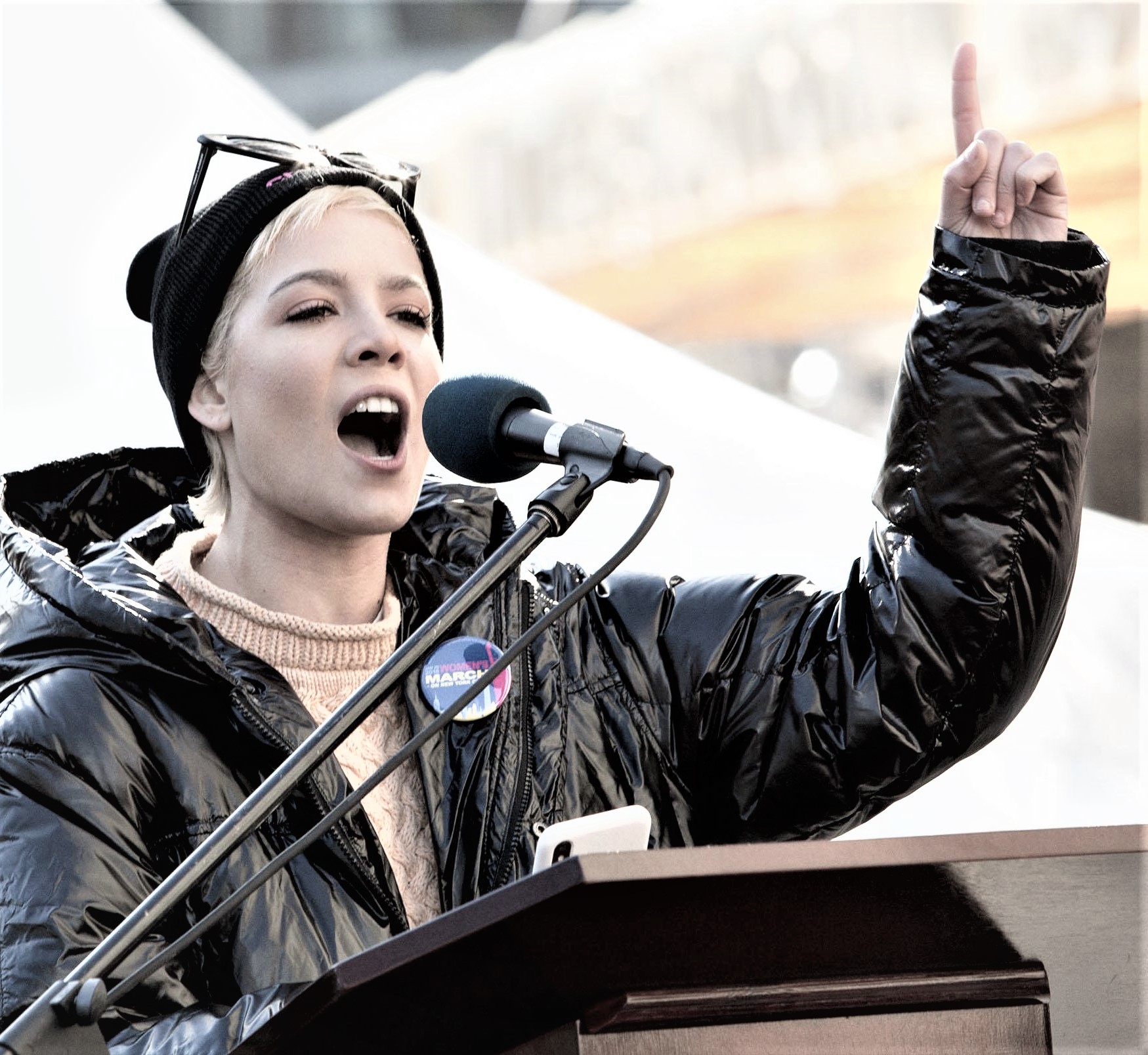 Halsey at the Women's March