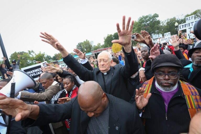 Ferguson Clergy March cred Heather Wilson