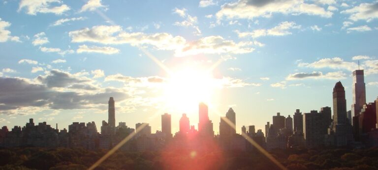 Sunrise over Central Park