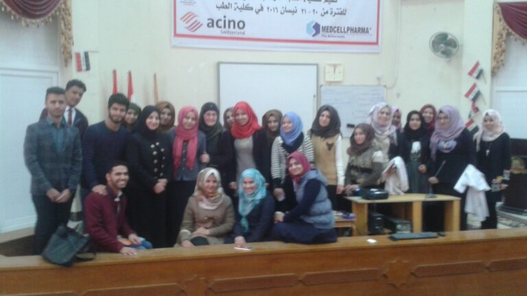University students confer in Najaf